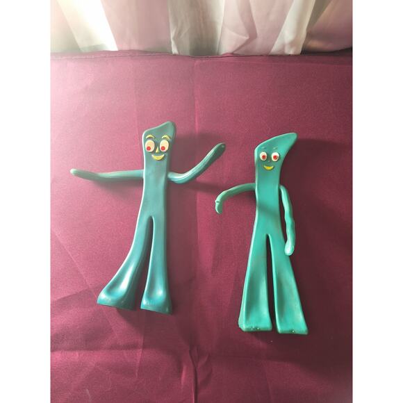 2 vintage Gumby figures - Picture 1 of 4